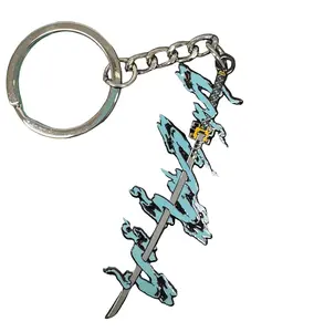 Sugoi Vibe Demon Slayer Kimetsu No Yaiba  -  Mist Breathing Sword Keychain