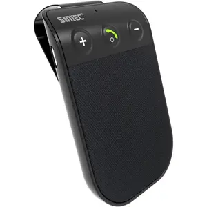 Bluetooth Speaker for Car Handsfree Talking: Hands Free Bluetooth Car Speaker Phone Kit for Cell Phone - AUTO Power ON Off Support Siri Voice Assistant Wireless Kit with Visor Clip