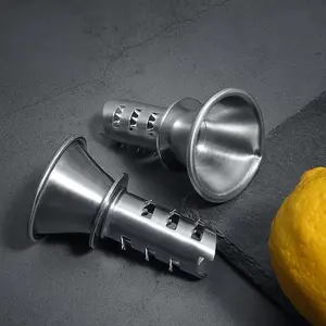 Manual fruit juicer, kitchen-sized stainless steel lemon juicer, separation and pressing type juice extractor, lemon and orange juicer, fresh juice filter, lemon presser