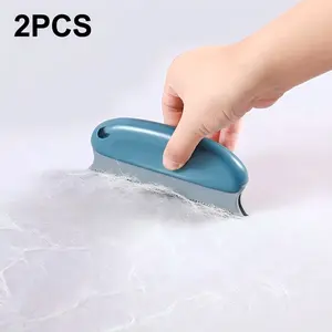 2-Pack Pet Hair Remover Brush, Feather & Fluff Grooming Tool, Ideal for Cats, Dogs, Rabbits, Sofas, Beds, Carpets, Car Interiors