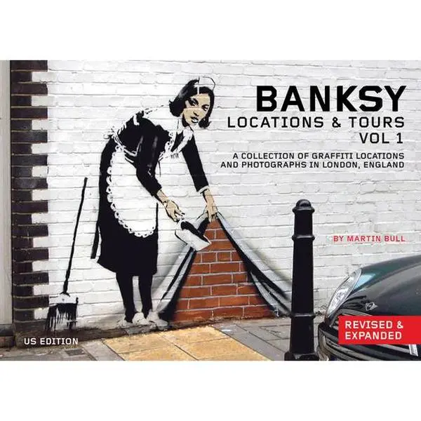Used Banksy Locations and Tours Vol. 1: Martin Bull's English Book for Art Lovers - 176pp Softcover Like New PM Press Book, 100+ London Graffiti Spots, Photographs, English History & Culture (Paperback)