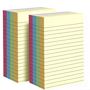 400 Pages Large Lined Sticky Notes Notepad, Ideal for Students and Office Use, Great for Meetings and Study Sessions, Perfect Valentine's Gift