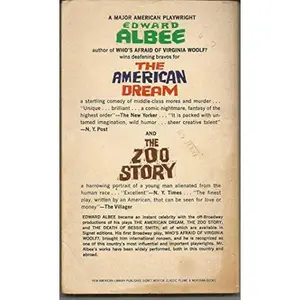 USED-The American Dream and Zoo Story by Edward Albee (Unknown)