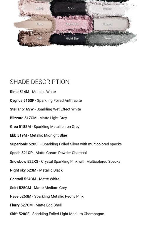 Natasha Denona Xenon Eyeshadow Palette - 15 Multi-Dimensional Shades for Makeup & Cosmetic Use - Glitter Glam White Smokey Versatile Hues Vivid Grays