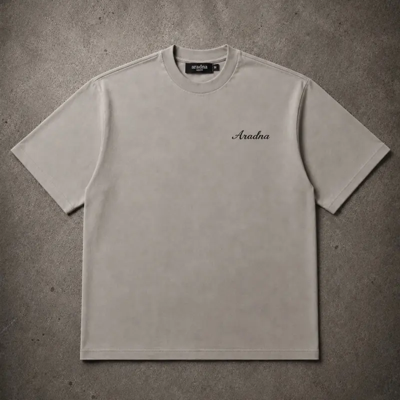 Aradna T-Shirt Loose-Fit Gray