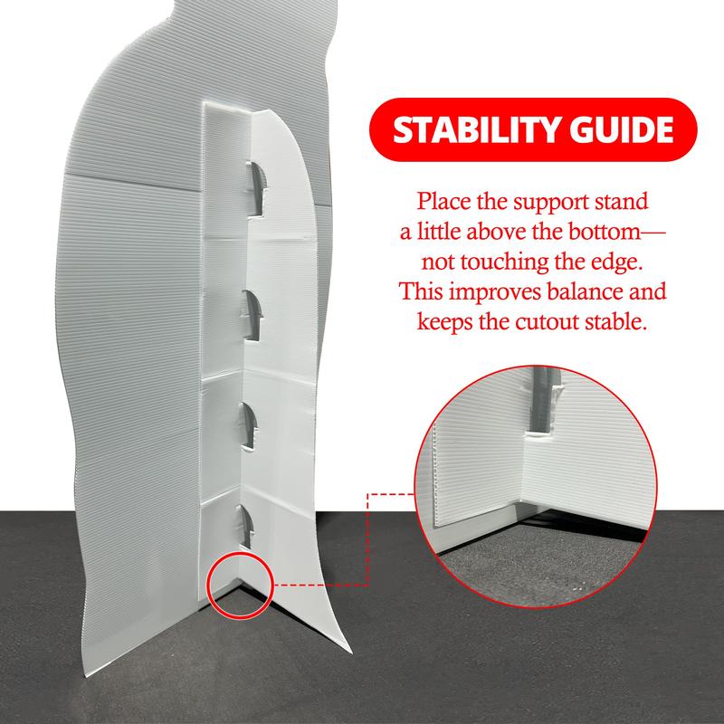 Custom Life Size Cardboard Cutout - Personalized Photo Standee for Wedding Graduation Birthday Party Anniversary Senior Night Waterproof Corrugated Plastic USA Made