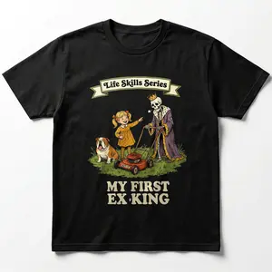 No Kings My First Ex King Protest Tee Anti Monarchy Democracy Funny Graphic Shirt