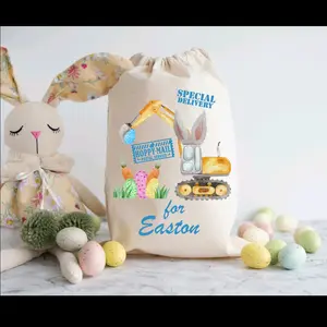 custom easter bag special delivery character bag size 15x 22 message me the name you would like on bag