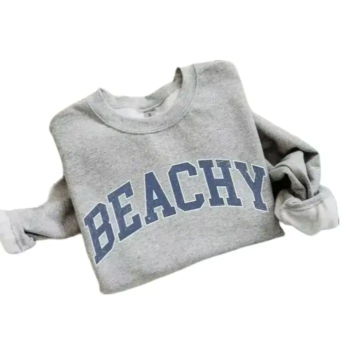 Beachy Sweatshirt, Summer Beach Pullover, Coastal Vibes Sweatshirt, Beach Holiday Outfit, Gift for Beach Lovers