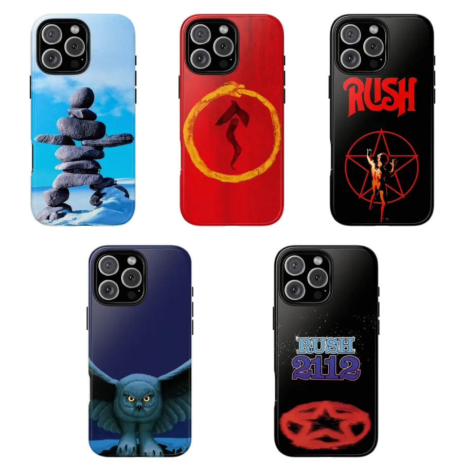 Rush Band Tough Phone Case - Fifty Something tour 2026 Phone Cover for iPhone17 ProMax /16/15/14/13/12/11 Plus for Samsung phones, suitable for both men and women,