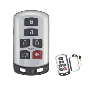 2010 - 2019 Toyota Sienna Smart Prox Key Shell 6B for FCC# HYQ14ADR