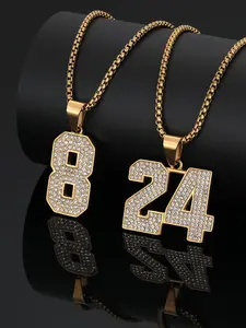 Los Angeles Dawn Mamba Spirit Pendant Necklace, Unique Hip Hop Fashion Jewelry, Trendy Personalized Accessory, Stylish Drop Chain