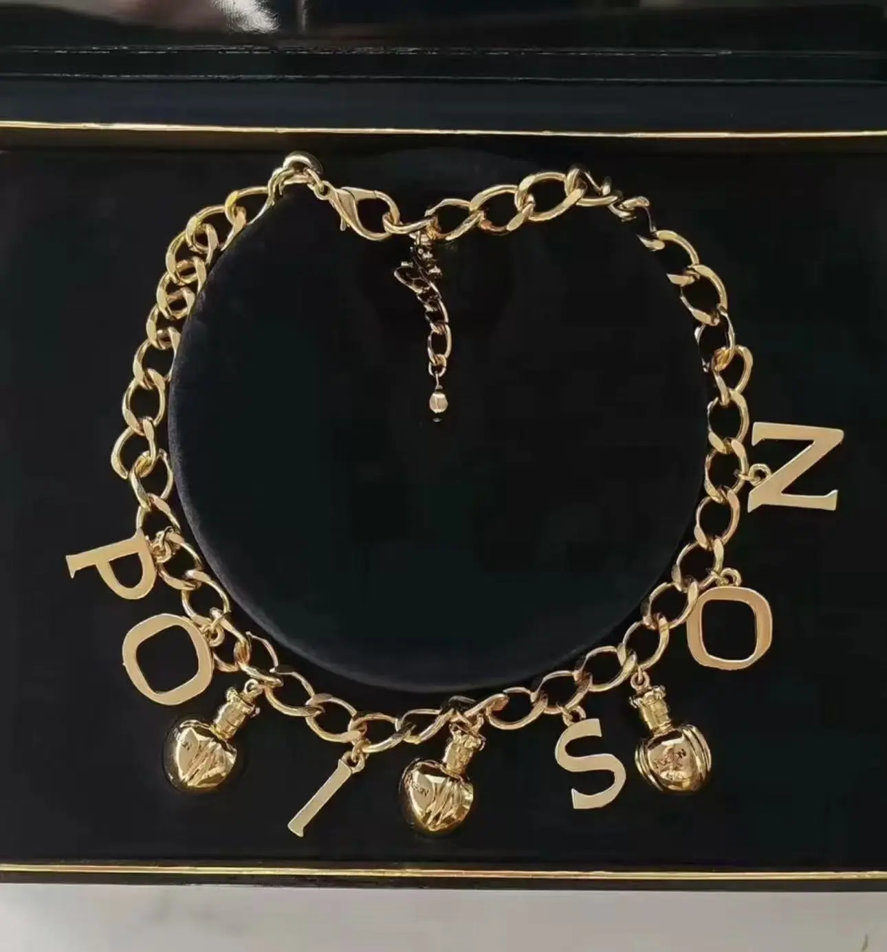 Pre-owned Dior metals Bag Accessories Fashion Necklace Pre-owned Dior metals Bag Accessories Fashion Necklace