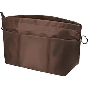 Vercord Handbag Purse Tote Pocketbook Organizer Insert Zipper Closure 11 Pockets 3 Sizes Many Colors