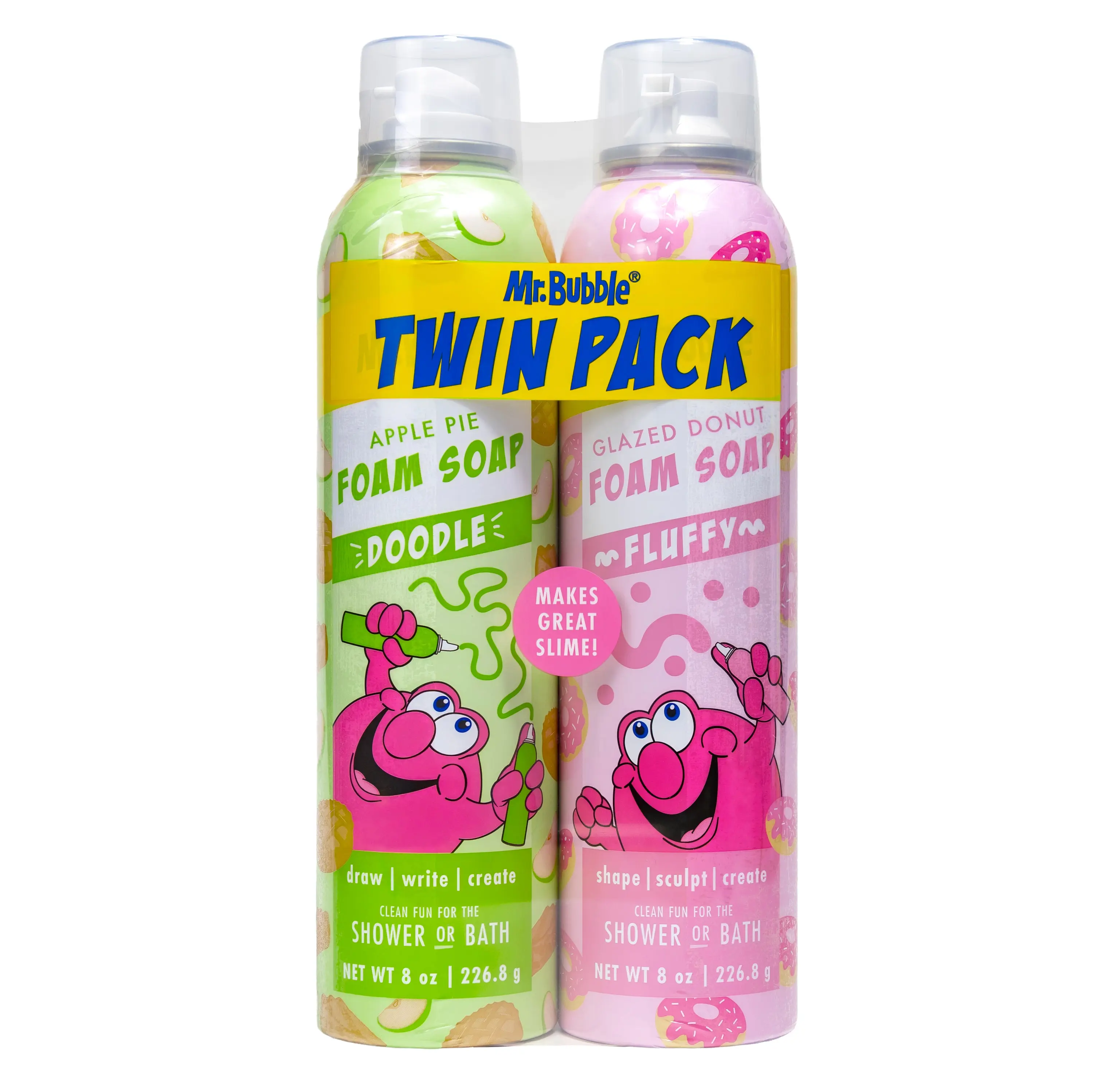 Mr. Bubble Foam Soap Twin Pack, Rotating Colors, 16 oz Mr. Bubble Foam Soap Twin Pack, Rotating Colors, 16 oz