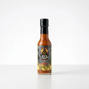 Dakota Heat Purgatory Punch - Tropical Hot Sauce with Pineapple & Carolina Reaper Scorpion Ghost Habanero Peppers