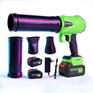 Cheetah Leaf Blower 2026 – 680W Turbo Jet, 2 Batteries, Adjustable Speed,  High Thrust, Instant Dry & Clean, Pure Copper Motor