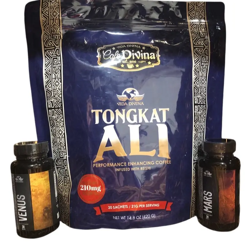 Tongkat Ali Coffee 210mg Infused with Reishi Mars and Venus