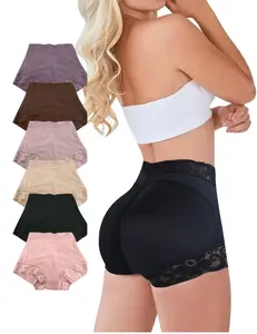High Waisted Tummy Control Shapewear Panties Butt Lifter Body Shaper For Women Lace Trim Slimming Underwear Seamless Briefs Valentine Day Date Night Outfit Essential Hourglass Figure Enhancer Soft Breathable Control Knickers