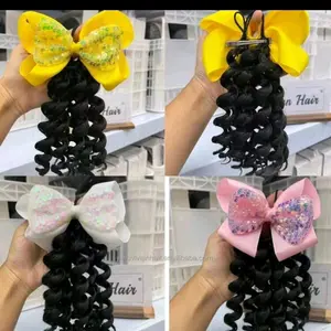 Ponytails braids Synthetic