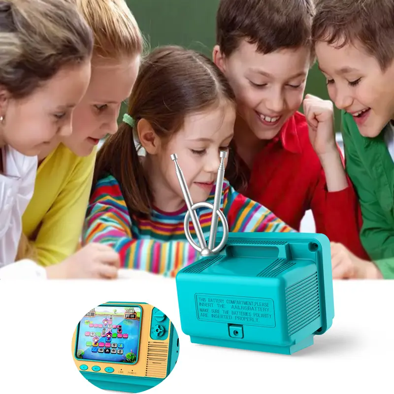 Product Introduction of PYBGE Retro Video Game Console GV300S: 308 Built-in Classic Games, Classic Retro 3-Color Gamepad, Mini Handheld TV-Style Game Player – Ideal for Kids & Adult Nostalgia Enthusiasts 8