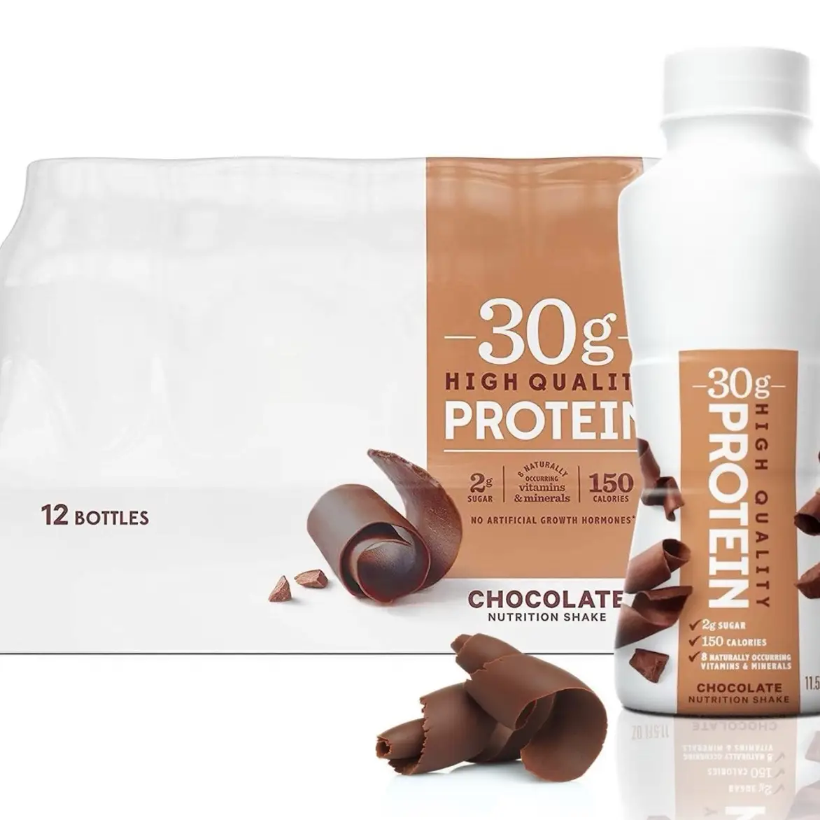 Fair life Nutrition Plan High Protein Chocolate 30g Shake, Gelatin Free,11.5fl.oz,(12 Pack) Milk