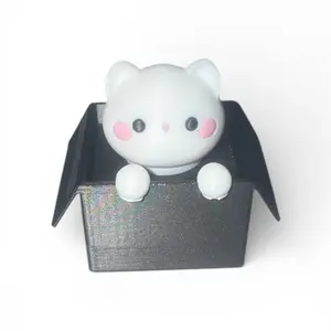 3D Printed Cat Box Fidget Clickers