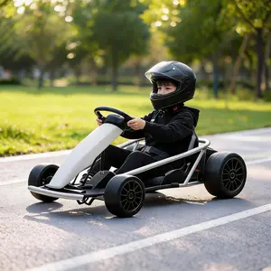 【DealsForYouDays】GARVEE 24V Fun Kids Go Kart for Ages 8-12, Dual 300W Motors, 9Ah Battery, 8MPH Speed, Music, Horn, 175lbs Max Load Capacity, Multiple Colors