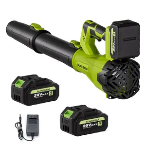 Cordless electric leaf blower/snow blower - maximum power of 26000 RPM, 2 x 4.0Ah battery, lightweight handheld, can efficiently remove leaves and snow, powerful performance, used for cleaning leaves, debris, and snow in gardens and courtyards summervibes