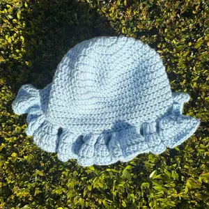 Crochet Ruffle Hats