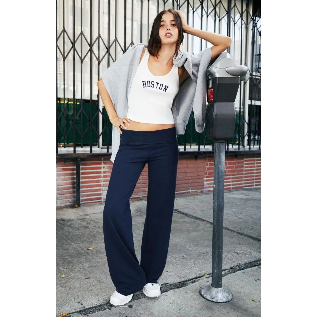 John Galt Women's Navy Priscilla Flare Pants John Galt Women's Navy Priscilla Flare Pants