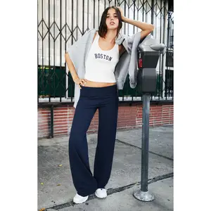 John Galt Women's Navy Priscilla Flare Pants