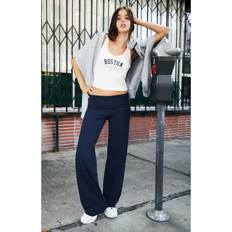 John Galt Women's Navy Priscilla Flare Pants