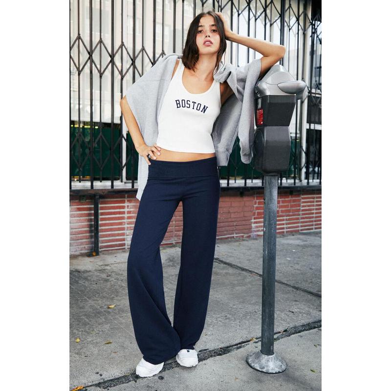 John Galt Women's Navy Priscilla Flare Pants