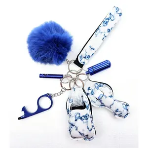 Navy Blue | PomPom Keychain Set