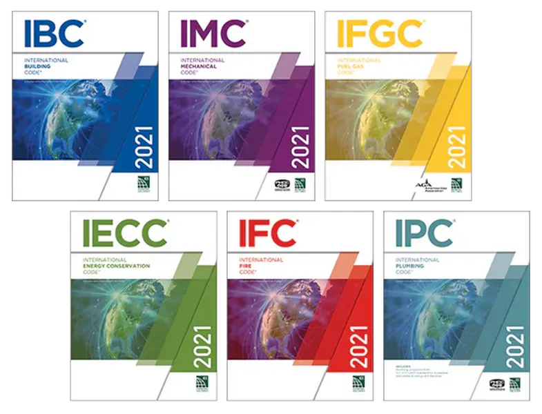 2021 ICC Codes Comprehensive Guide - IBC, IMC, IFGC, IECC, IFC, IPC | Industrial Technology Science & Technology Book