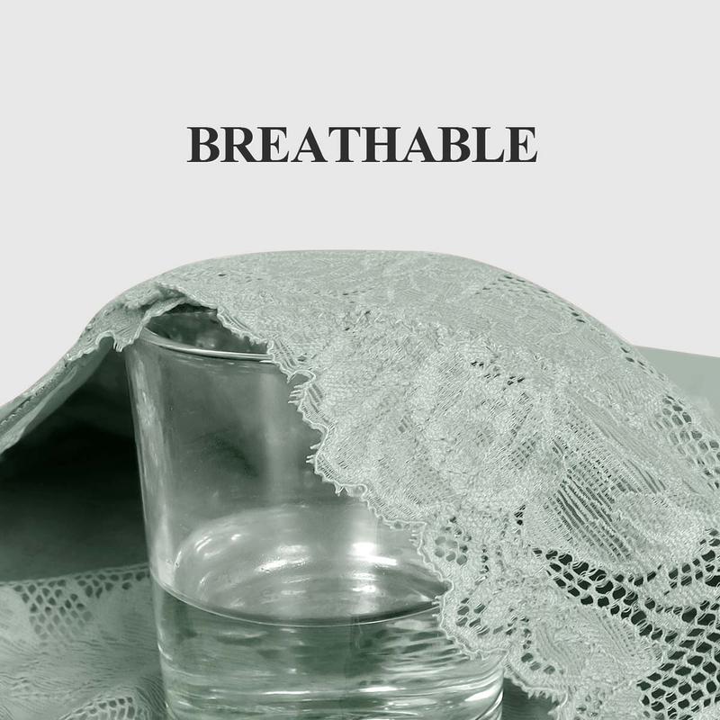 Morelect High Waist Cotton Panties for Women.5/7/10 Pcs Breathable Lace Trim Briefs.Soft Comfy Daily Wear.Elegant All Seasons Women's Underwear.