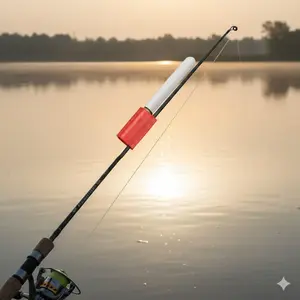 Glow Electronic Fishing Float Set High Sensitivity for Deep Water Night Fishing Bright Signal Lures Durable Tackle Kit for Lake River Ocean Freshwater Fish Angling Fishing Accessories