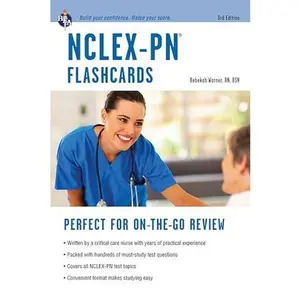 USED Book - Nclex-PN Flashcard Book by Warner, Rebekah (Paperback) - english