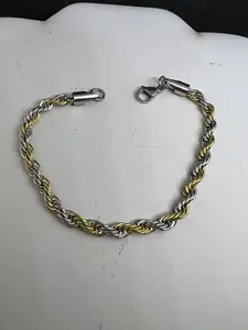 Gold and Silver Chains Stainless Steel Bracelet designer bracelet chain bracelet