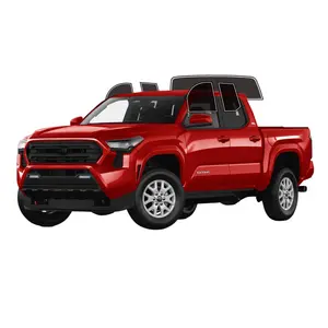 Precut Window Tint Film For Toyota Tacoma Crew 2024-2026 Window 2Ply Anti-Shatter, UV Block, Privacy Protection, Easy Install, No Trimming Needed,Heat & Glare Reduction