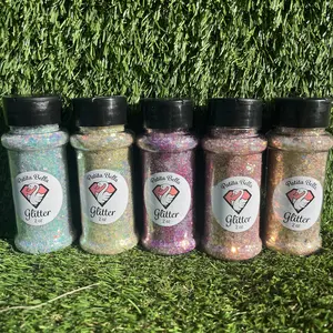 Chunky Glitter Bundle x 2 oz for Crafts & Decorations - Bottles of Sparkling Glitter