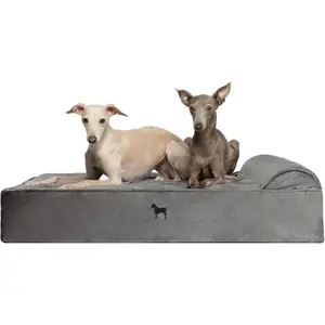 Large  Bed, 35x25x8.7 Inch,   Beds, Eggshell Memory  Infused with Cooling Gel, , Machine Washable, Includes Inner Cover ( Collection)