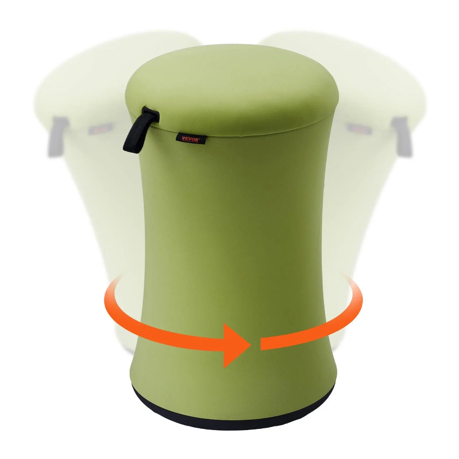 【SummerFinds】VEVOR Wobble Chair,  , Height-Adjustable (19.3-25") Wobble Chair with Fabric Cover, Flexible Seating Wobble Stool Made of Iron & Sponge, Ideal for School, Office & Home, 20° Tilt Angle, Age 12-18, Green