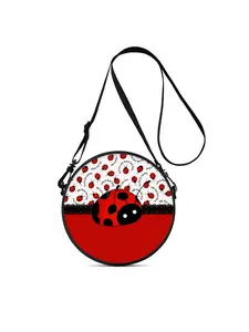 Cute Ladybug Print Crossbody Bag Women's Shoulder Bag