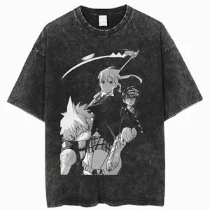 Oversized Snow Faded Wash Soft Cotton Unisex Short Sleeve  Streetwear Distressed 9QZ