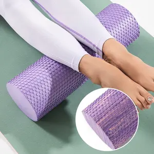 Yoga Foam Roller – Round EVA Foam Roller for Core Training, Ab Workout, Balance & Flexibility – Home Gym Equipment for Men Women.