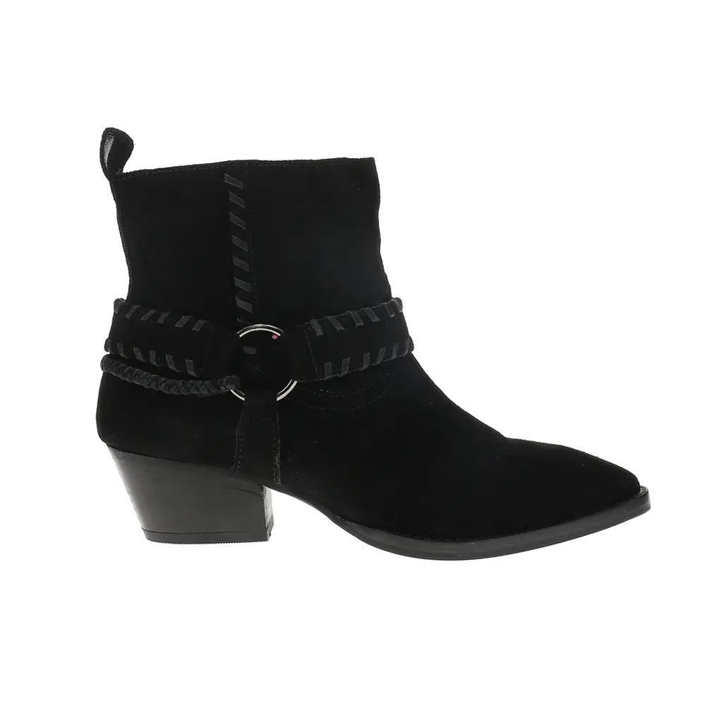 Seychelles Womens Easy Peasy Casual Boots Ankle Low Heel 1-2" - Black