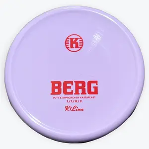 Kastaplast Berg Putter K1 Line - Precision & Reliability for Disc Golf with Curved Indented Flight Plate & Low Glide Stability