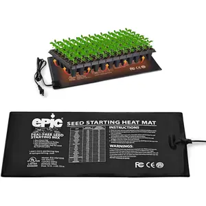 Seedling Heat Mat for  - High-Performance 20W Heavy-Duty PVC Heating Mat for Seed Germination,  Growth, & Fermentation | Durable & Reliable Warmth for Indoor